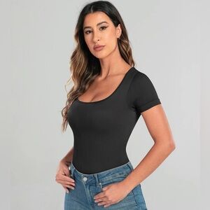 NWOT The Fashion Bae Women’s Black Bodysuit Size XL (12)
